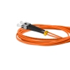 Cordão Óptico 3m, LC/UPC-ST/UPC, MM G651.1 50/125, OM2 Duplex 2.0mm LSZH Laranja, Fibra Multimodo Miljet