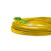 Cordão Óptico 10m, LC/APC-LC/UPC, SM BLI G657-A1 9/125, OS2 Duplex 2.0mm LSZH Amarelo, Fibra Monomodo Miljet
