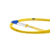 Cordão Óptico 2.5m, LC/APC-LC/UPC, SM BLI G657-A1 9/125, OS2 Duplex 2.0mm LSZH Amarelo, Fibra Monomodo Miljet