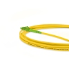 Cordão Óptico 2.5m, LC/APC-LC/APC, SM BLI G657-A1 9/125, OS2 Simplex 3.0mm LSZH Amarelo, Fibra Monomodo Miljet