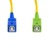 Cordão Óptico 5m, SC/UPC-SC/APC, SM BLI G657-A1 9/125, OS2 Simplex 3.0mm LSZH Amarelo, Fibra Monomodo Miljet