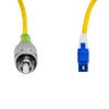 Cordão Óptico 3m, FC/APC-LC/UPC, SM BLI G657-A1 9/125, OS2 Simplex 3.0mm LSZH Amarelo, Fibra Monomodo Miljet