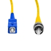 Cordão Óptico 3m, ST/UPC-SC/UPC, SM BLI G657-A1 9/125, OS2 Simplex 3.0mm LSZH Amarelo, Fibra Monomodo Miljet