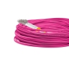 Cordão Óptico 15m, LC/UPC-LC/UPC, MM G651.1 50/125, OM4 Duplex 2.0mm LSZH Magenta, Fibra Multimodo Miljet