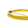 Cordão Óptico 3m, LC/UPC-SC/APC SM BLI G657-A1 9/125, OS2 Simplex 3.0mm LSZH Amarelo, Fibra Monomodo Miljet