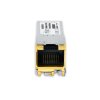 10/100/1000BASE-T SFP, COPPER ETH 100M RJ45 DDM, MBS Series transceptor óptico Miljet.