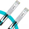Cabo 100G QSFP28 para QSFP28 5m, AOC Active Optical Cable OM3 OFNP Miljet