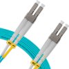 Cordão Óptico 15m, LC/UPC-LC/UPC, MM G651.1 50/125, OM3 Duplex 2.0mm LSZH Aqua, Fibra Multimodo Miljet