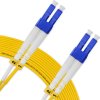 Cordão Óptico 30m, LC/UPC-LC/UPC SM BLI G657-A1 9/125, OS2 Duplex 2.0mm LSZH Amarelo, Fibra Monomodo Miljet