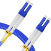 Cordão Óptico 7m, LC/UPC-LC/UPC, SM BLI G657-A1 9/125, OS2 Duplex 2.0mm LSZH ABNT Azul, Fibra Monomodo Miljet