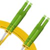 Cordão Óptico 15m, LC/APC-LC/APC SM BLI G657-A1 9/125, OS2 Duplex 2.0mm LSZH Amarelo, Fibra Monomodo Miljet