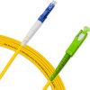 Cordão Óptico 7m, LC/UPC-SC/APC, SM BLI G657-A1 9/125, OS2 Simplex 3.0mm LSZH Amarelo, Fibra Monomodo Miljet
