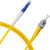Cordão Óptico 3m, ST/UPC-LC/UPC, SM BLI G657-A1 9/125, OS2 Simplex 3.0mm LSZH Amarelo, Fibra Monomodo Miljet
