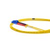 Cordão Óptico 1m, LC/UPC-LC/UPC, SM BLI G657-A1 9/125 0.12dB IL, OS2 Duplex 2.0mm LSZH Amarelo, Fibra Monomodo Miljet