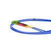 Cordão Óptico 2m, LC/UPC-LC/APC, SM BLI G657-A1 9/125 0.12dB IL, OS2 Duplex 2.0mm LSZH ABNT Azul, Fibra Monomodo Miljet