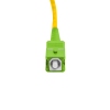Pigtail Óptico 2m, SC/APC SM BLI G657-A1 9/125 OS2, Simplex 3.0mm LSZH Amarelo, Fibra Monomodo Miljet
