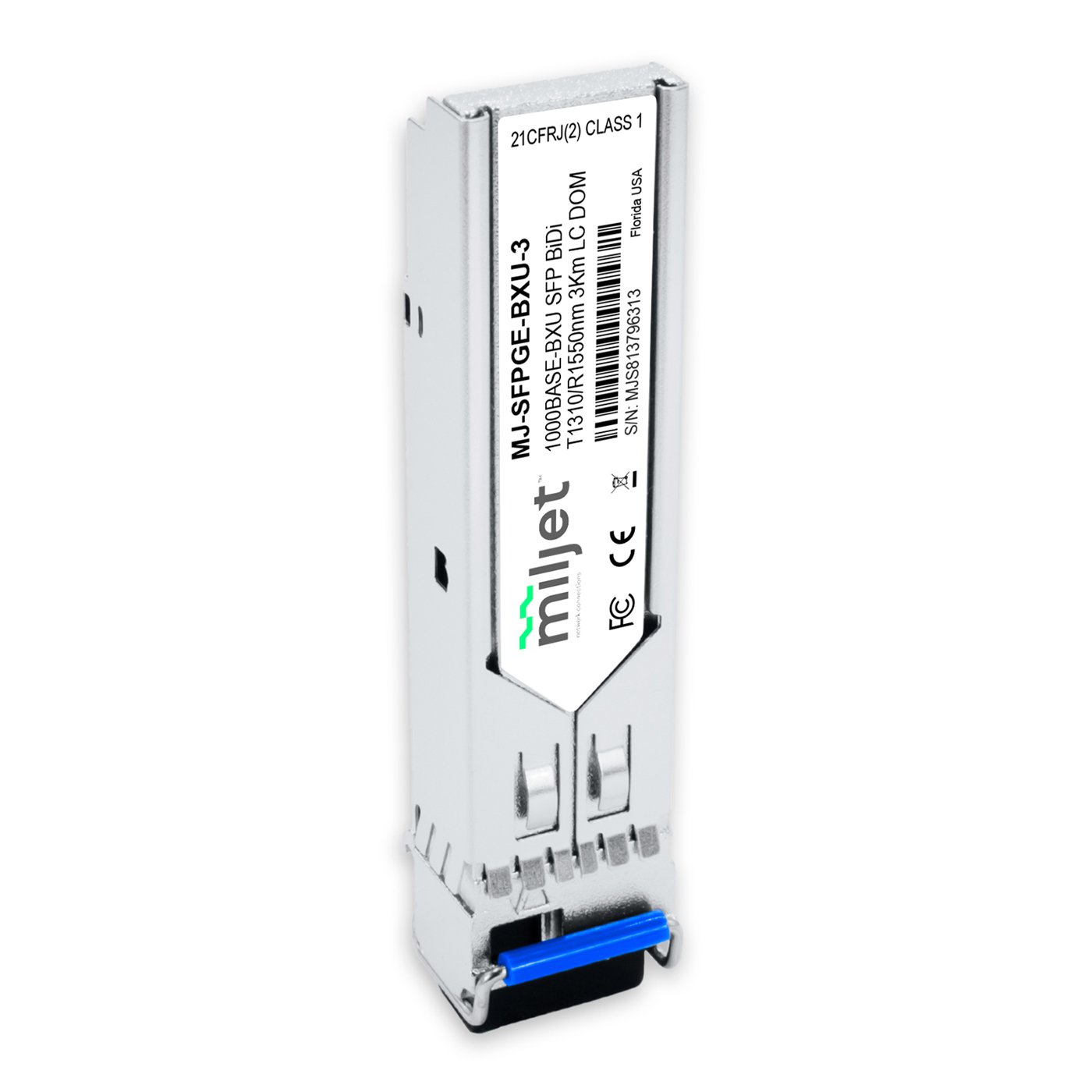 1000BASE-BX SFP BiDi 3km LC MILJET | Tellycom - Universo de 1000BASE-BX SFP BiDi 3km LC MILJET | Tellycom - Universo de