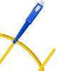 Pigtail Óptico 1m, SC/UPC, SM BLI G657-A1 9/125 OS2, Simplex 3.0mm LSZH Amarelo, Fibra Monomodo Miljet