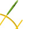 Pigtail Óptico 1m, LC/APC, SM BLI G657-A1 9/125 OS2, Simplex 3.0mm LSZH Amarelo, Fibra Monomodo Miljet
