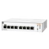 Switch HPE Aruba Instant On 1830 8G, JL810A, 8-Port RJ45 GbE, Fonte AC 100-240v, Layer 2 Gerenciável