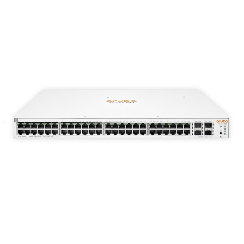 Switch HPE Aruba Instant On 1930 48G JL686A, 48-Port Gigabit RJ45 PoE+ 370W, 4-10G SFP+, Fonte AC 100-240v, Layer 2+ Gerenciável