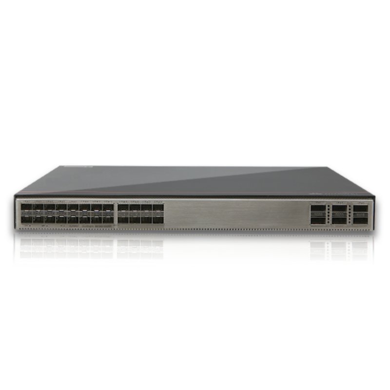 Switch 30P Huawei S6730-H24X6C, 24x10G SFP+, 6x40G/100G QSFP28 Full, 2xFontes DC -48V, Layer 3+ Gerenciável Premium