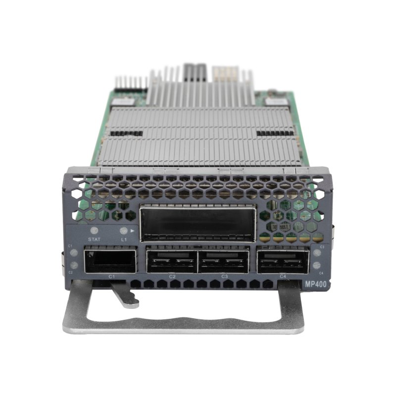 Placa Muxponder 400G MP400, 4×QSFP28 para 1×CFP2-DCO de 400G, Lado de Linha 1×400G, Lado de Cliente 4×100G